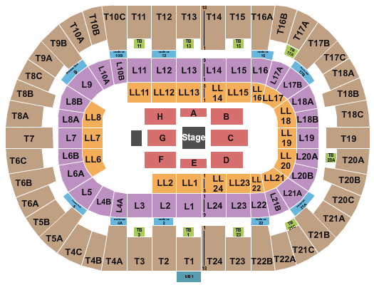 Pechanga Arena Shane Gillis Seating Chart